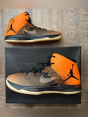 Nike Air Jordan 31 XXXI Shattered Backboard Black Orange